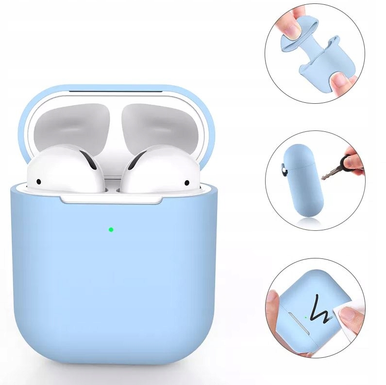 ETUI SILIKONOWE CASE DO AIRPODS 1/2 SLIM-FIT Kod producenta airpods1/2_TWS