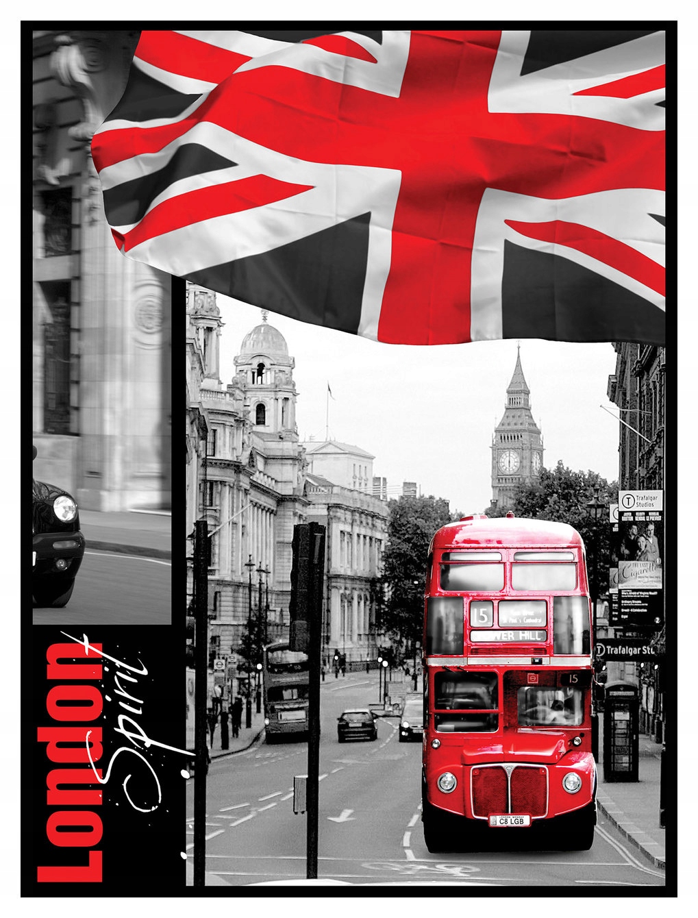 Fototapeta Londýn Anglie autobus Big Ben městská krajina 206x275 lepidlo