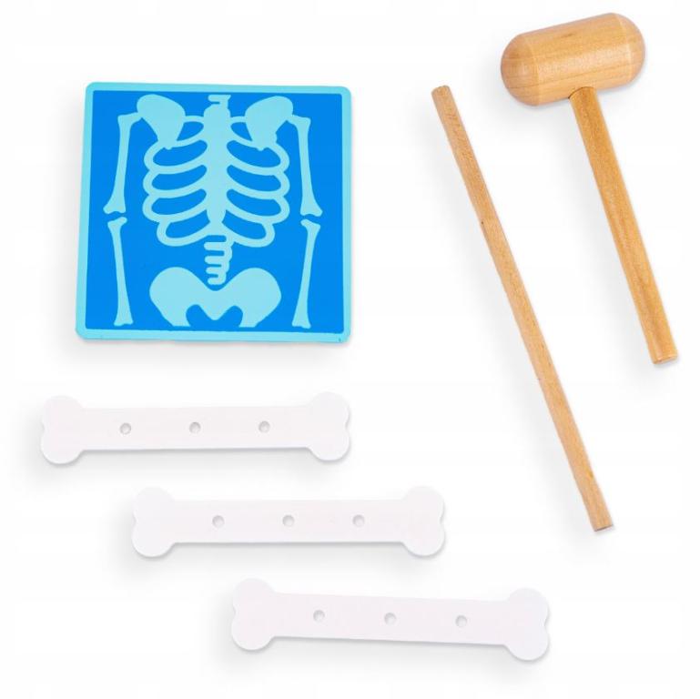 ZESTAW LEKARZA DLA DZIECI WALIZKA APTECZKA PIELĘGNIARKA MAŁY DOKTOR Materiał drewno płyta MDF