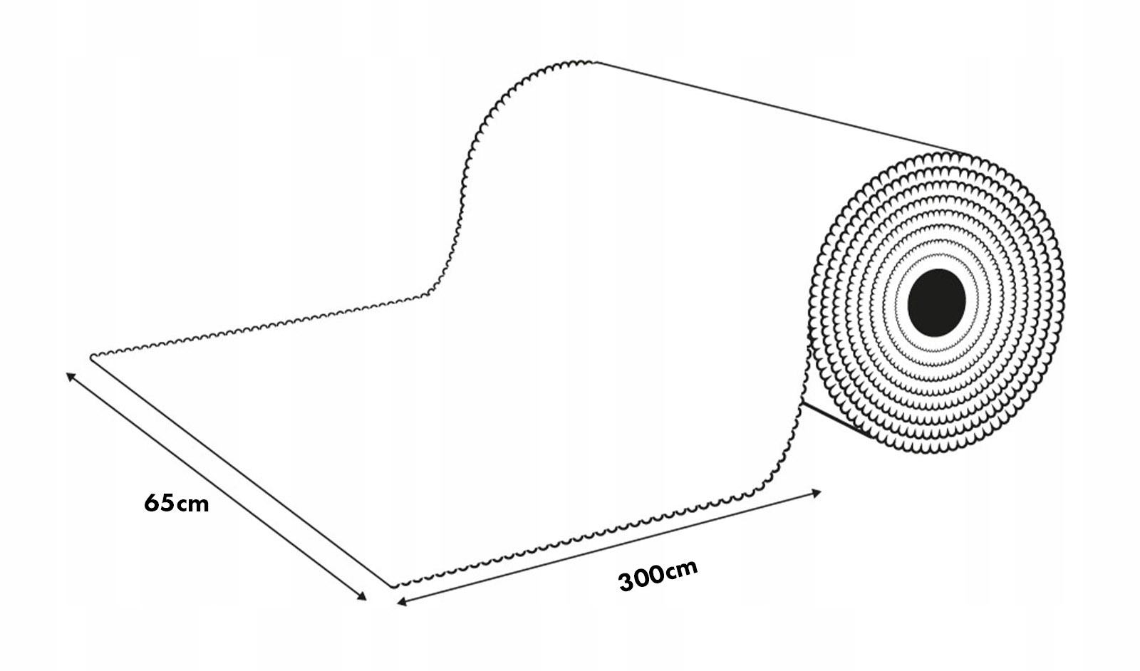 Dywanik Łazienkowy Podłogowy PVC Wzór Kamyki Szare Grubość 5 mm