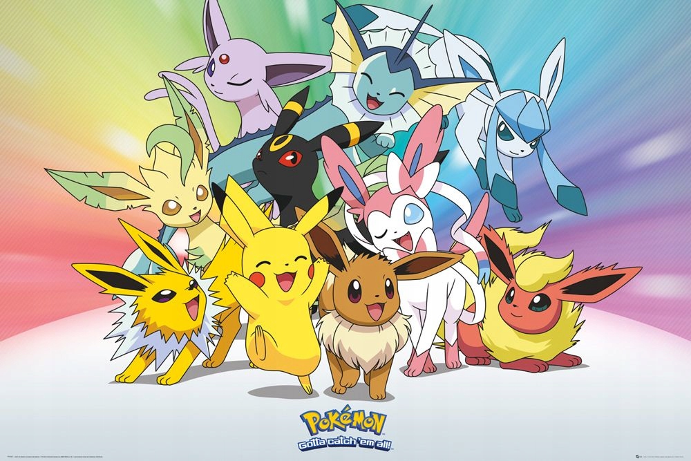 

Pokemon Go Eve plakat 91,5x61 cm