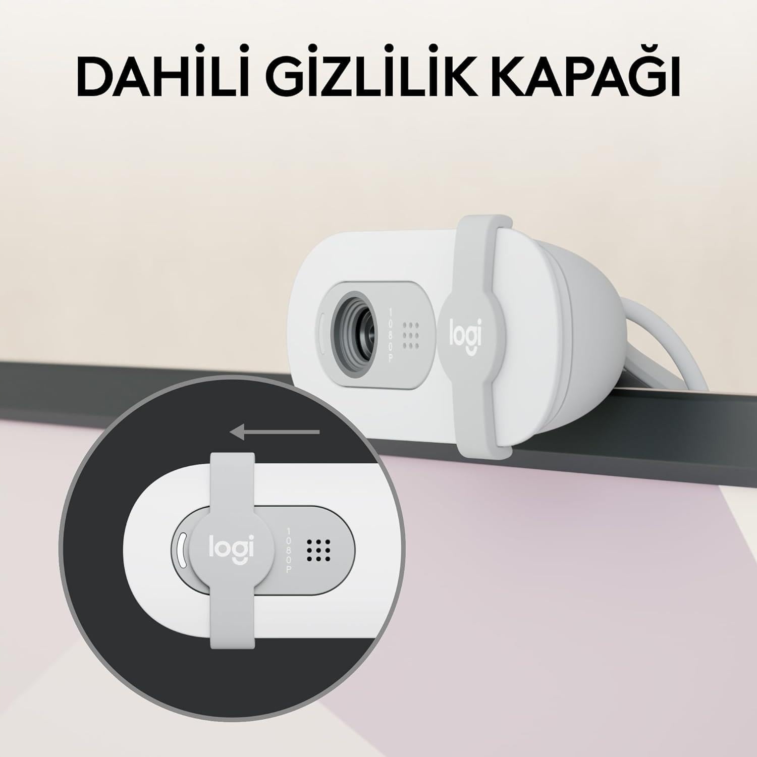 LOGITECH Brio 100 Kamera Full HD Mikrofon USB-A Do Wideokonferencji — miniatura 5