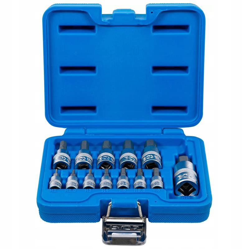 Sada 13 nástavců na bity, šestihranná zásuvka Bgs 74257