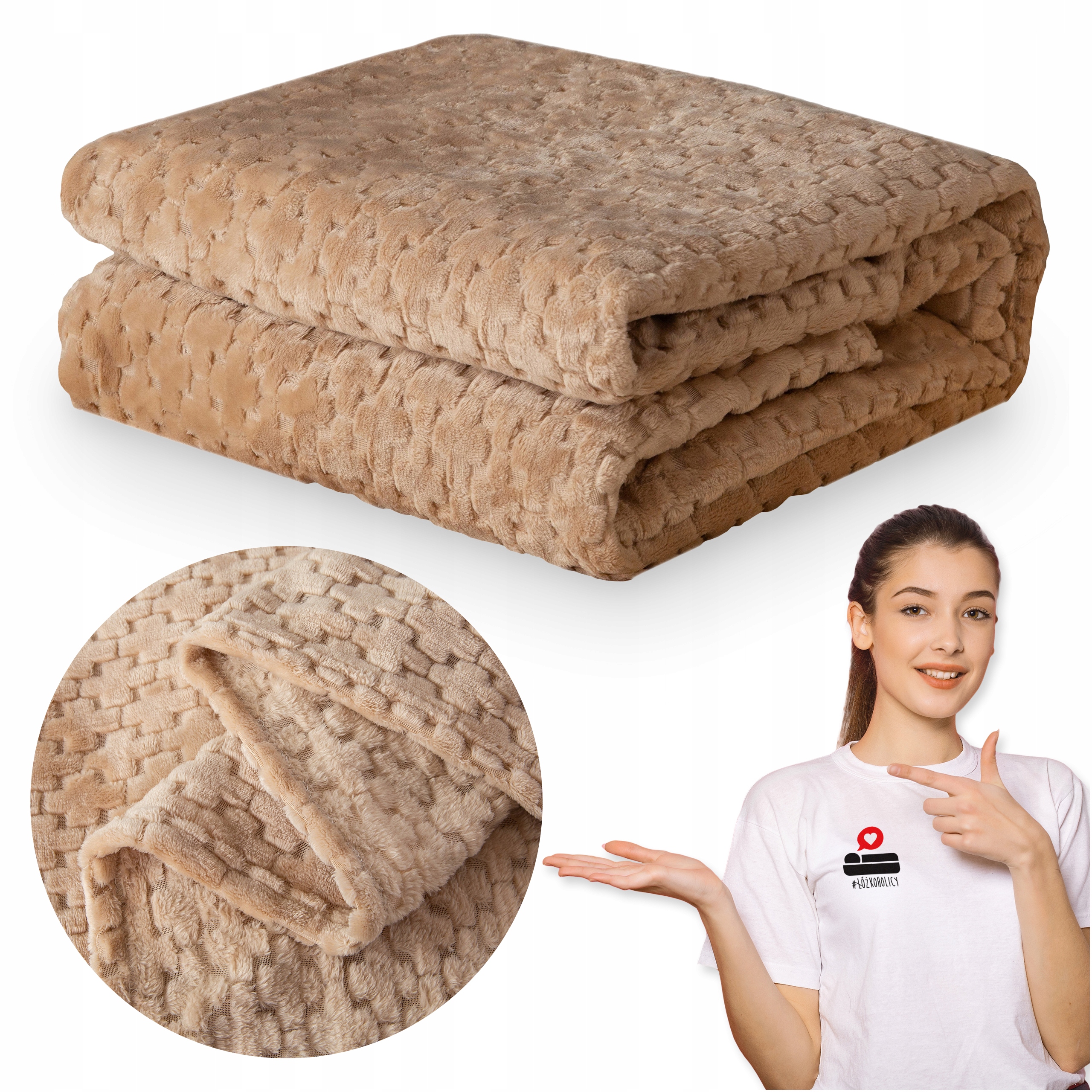 Deka na postel Silná, reliéfní z Mikrovlákna 200x220 Různé Barvy