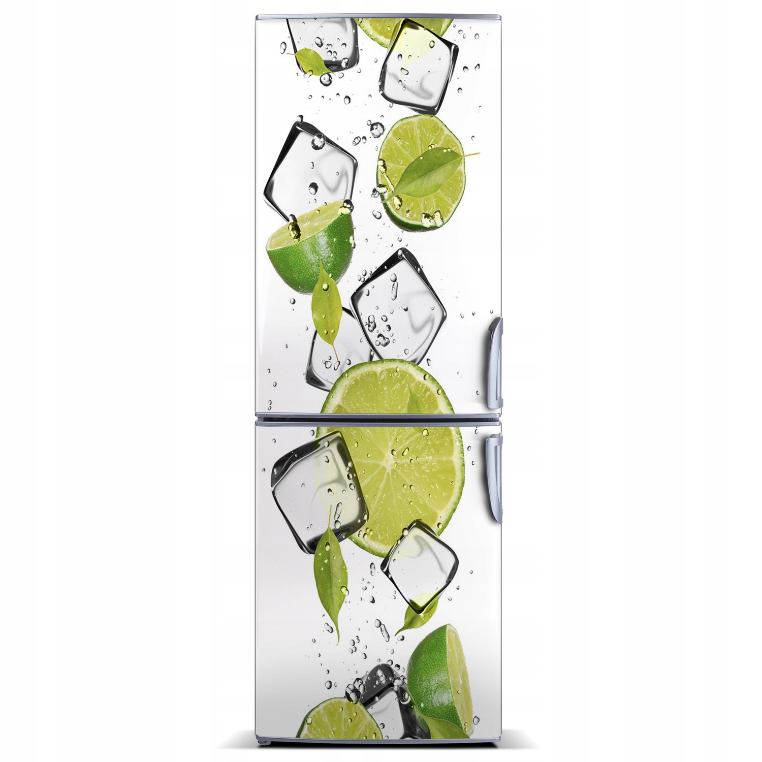 

Fototapeta magnesowa na lodówkę Limonka i lód