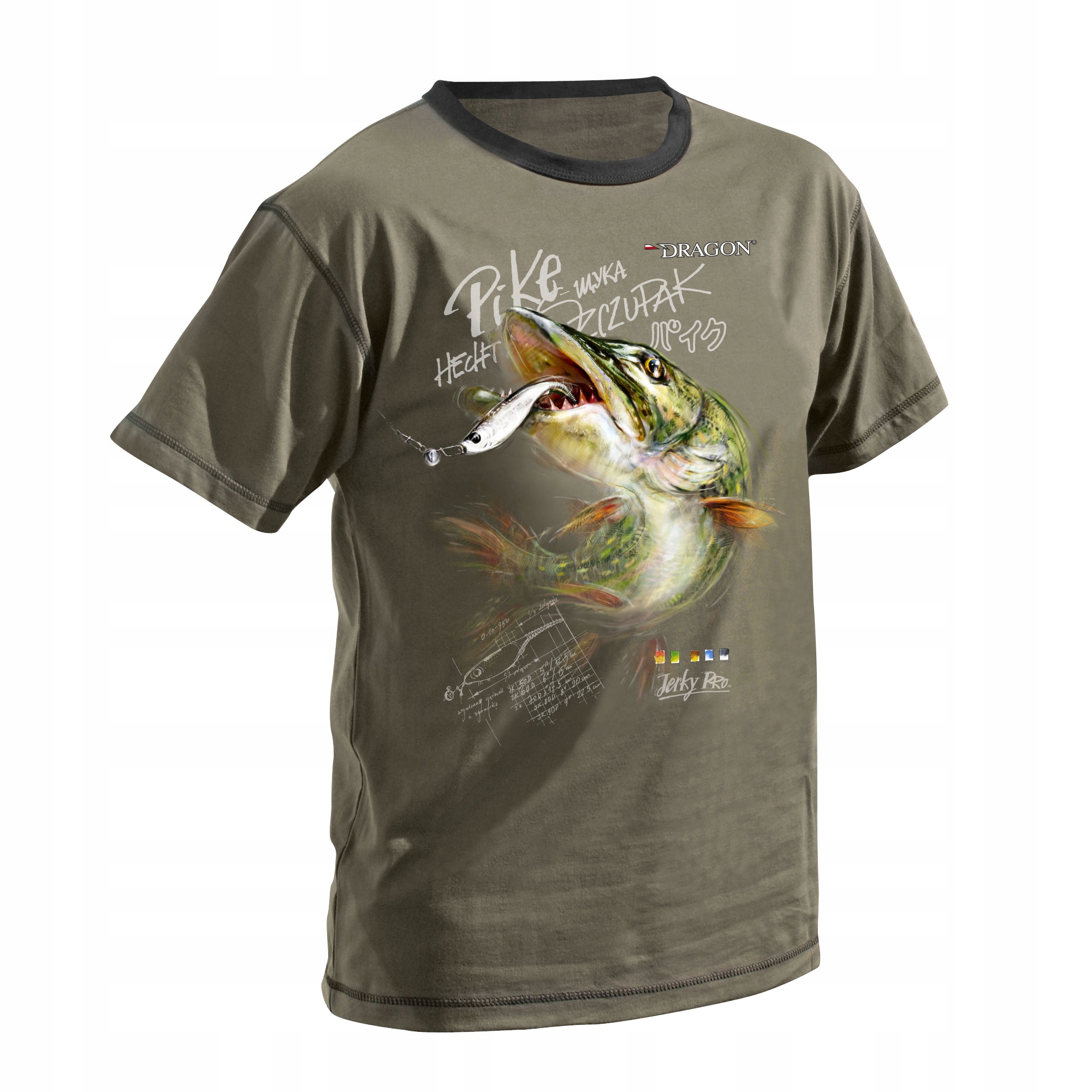 

T-shirt wędkarski koszulka Dragon Szczupak r. L