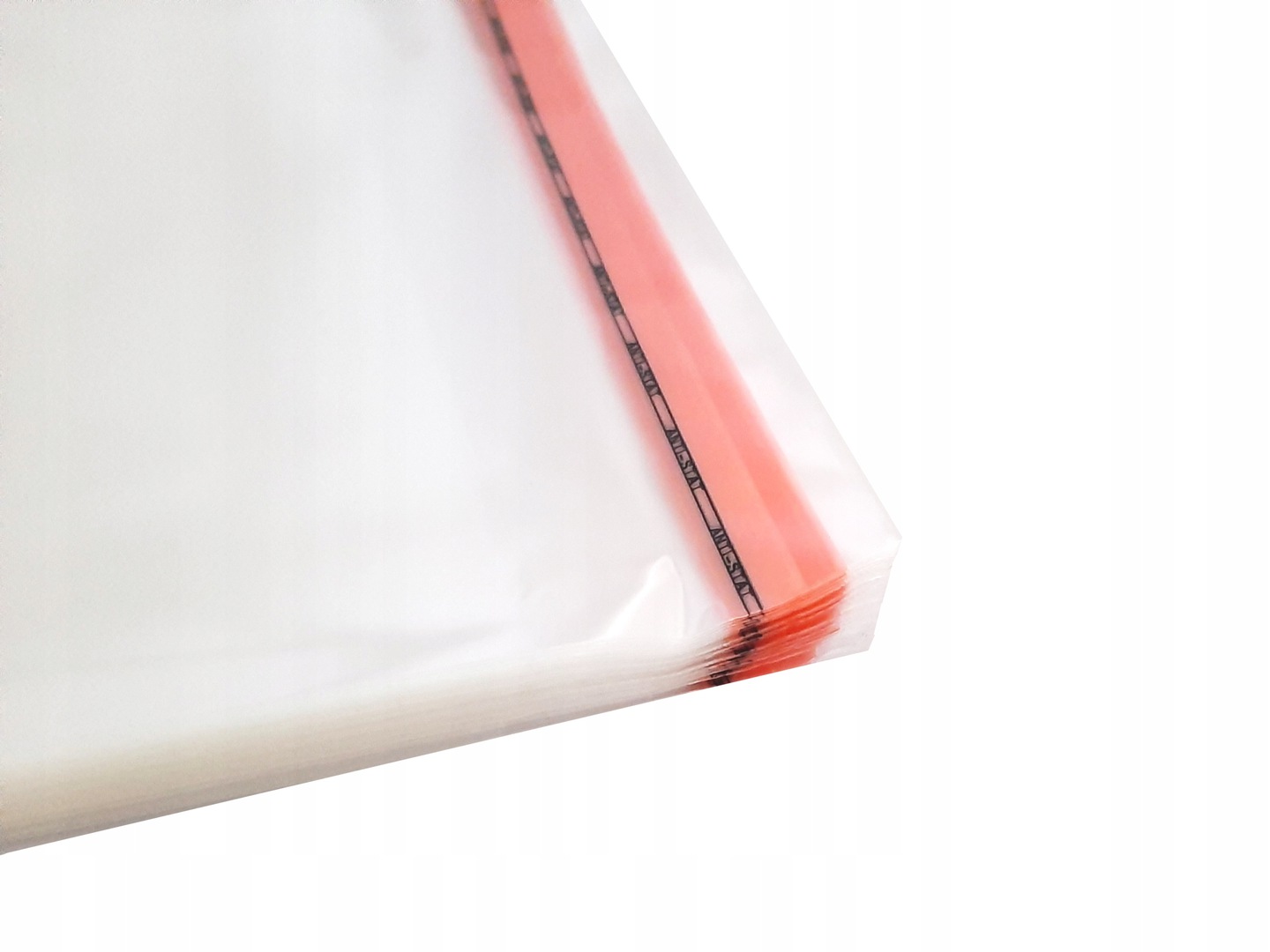 Torebki Woreczki Foliowe ZAKLEJANE 25x30+5cm 100sz