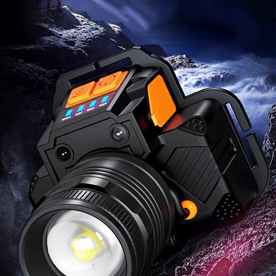 10W СВЕТОДИОДНЫЙ ФОНАРИК POWERBANK ДАТЧИК ДВИЖЕНИЯ USB