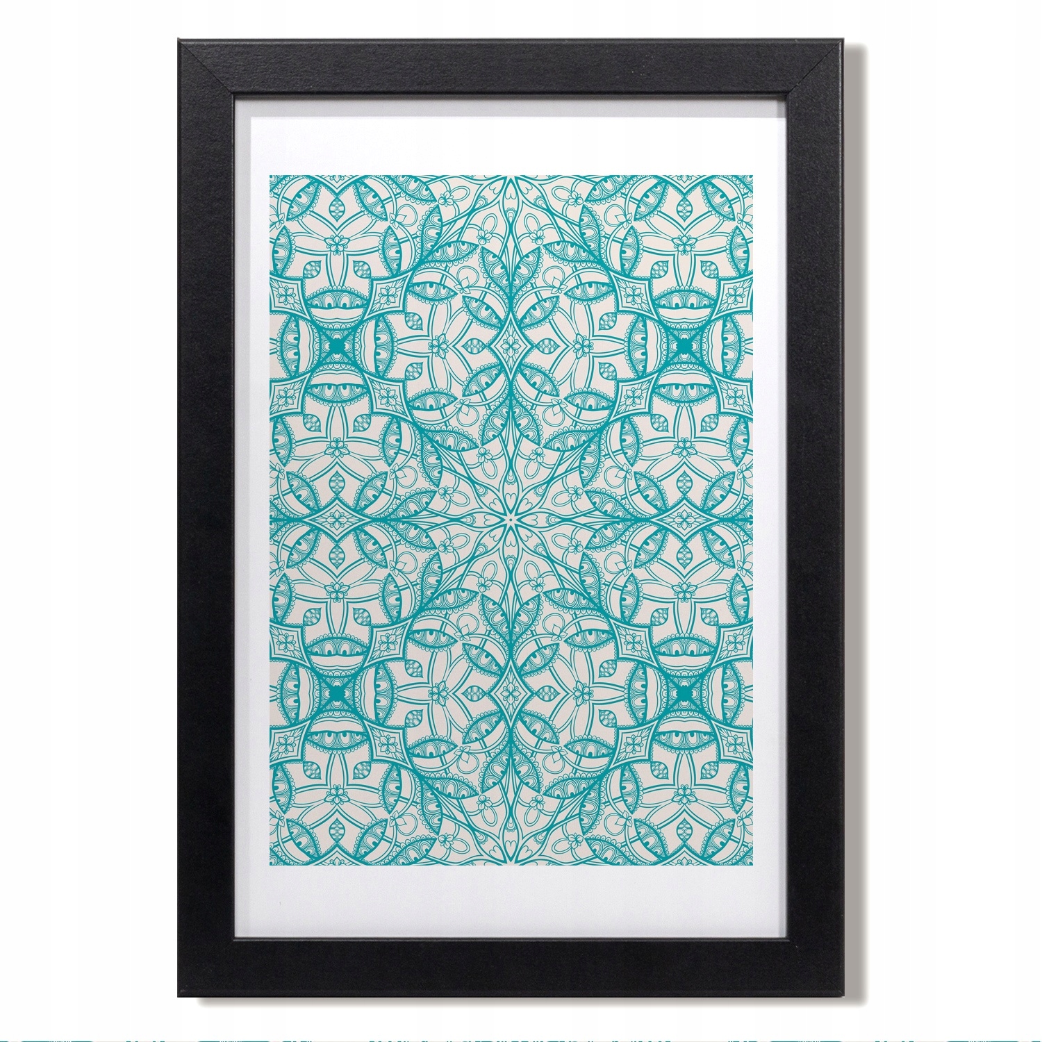 Grafika rámu Mdf Rozeta ornament vzor 20x30 cm