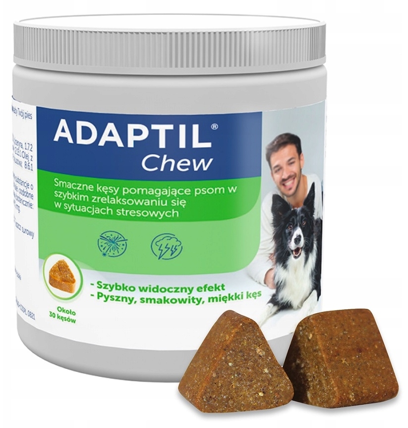 Levně Adaptil Chew uklidňující pamlsky pro psy Ceva 30 kusů