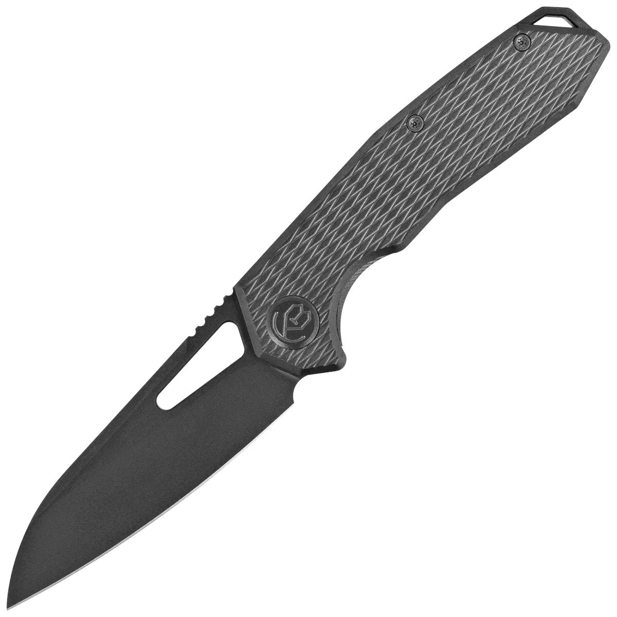 Nóż składany Kubey Kb Vagrant Black Titanium, Black DLC M390 (KB284L)