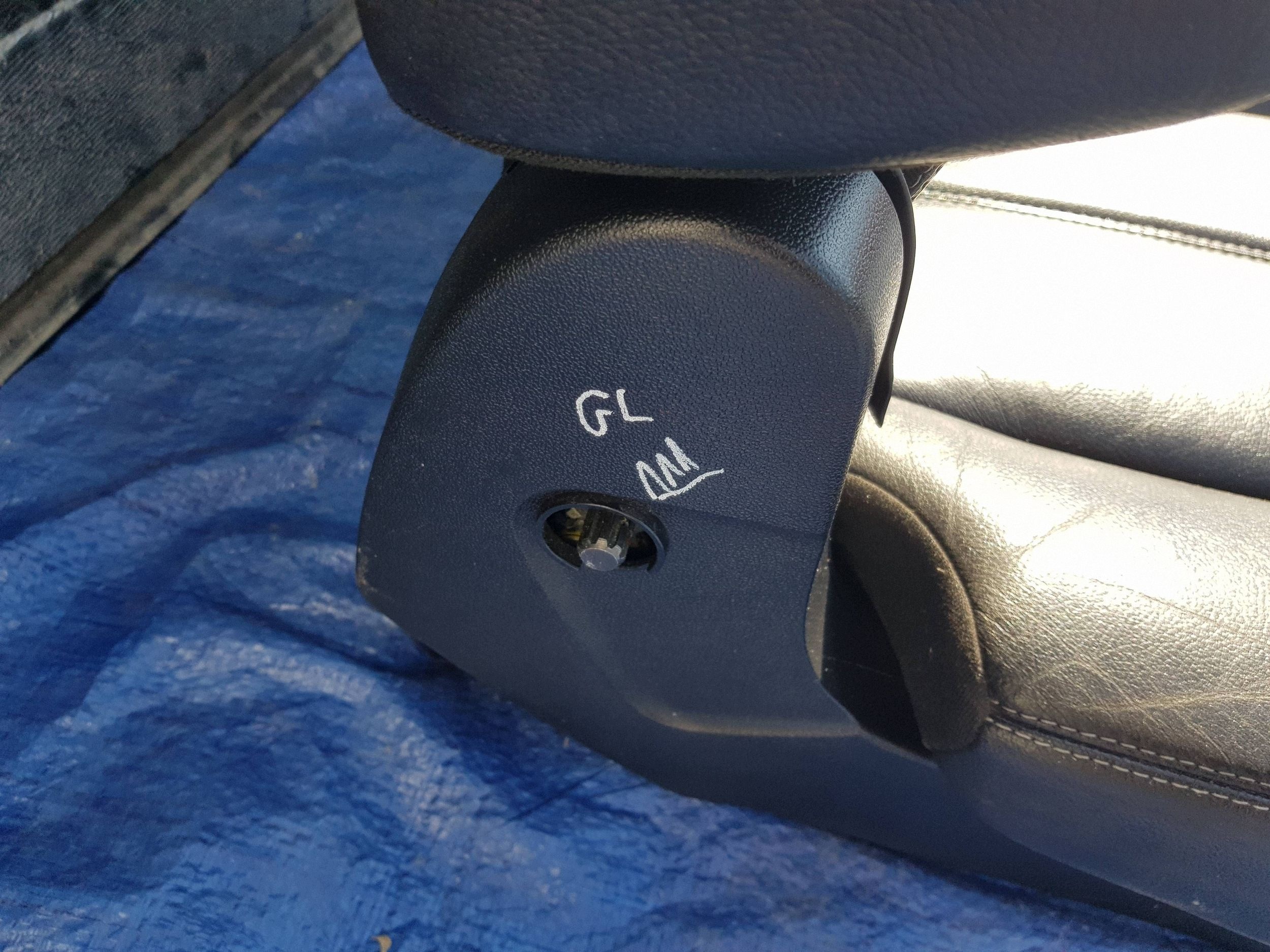 MERCEDES GL X164 Sitze 2 II RZAD Leder