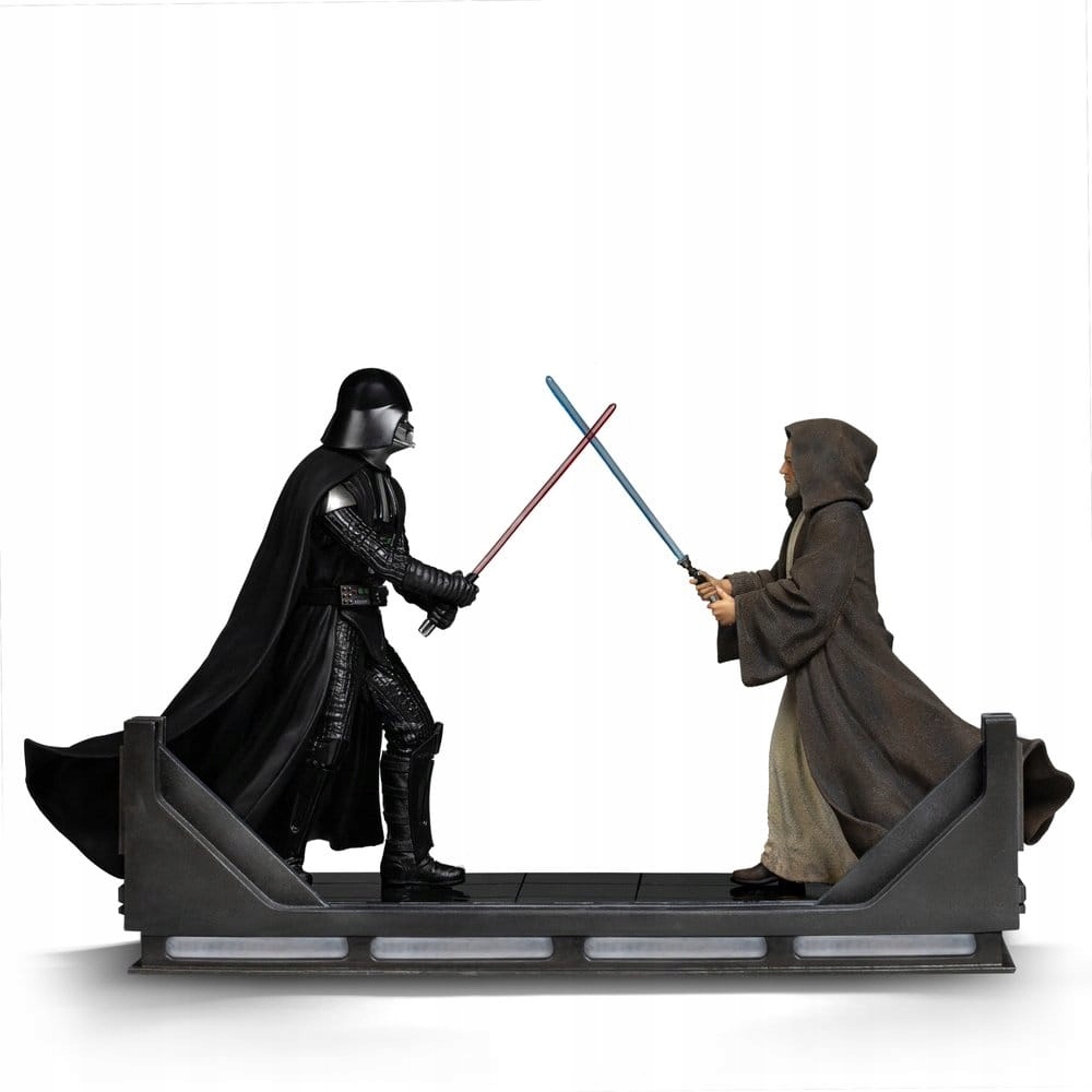 Figurka Star Wars Deluxe Art Scale v měřítku 1:10 Darth Vader versus Obi-Wa