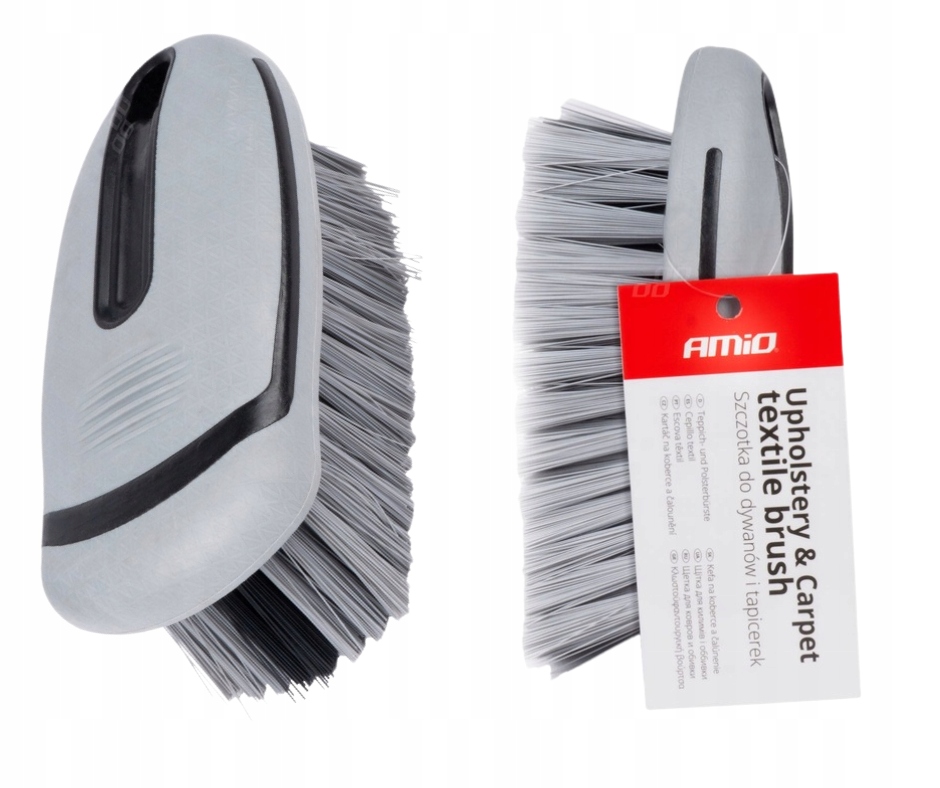 Szczotka tekstylna do czyszczenia sprzątania dywanów i tapicerki AMIO-04026