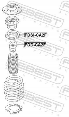 PODKŁADKA TALERZ SPRĘŻYNY ZAWIESZENIA PRZÓD Producent części Febest