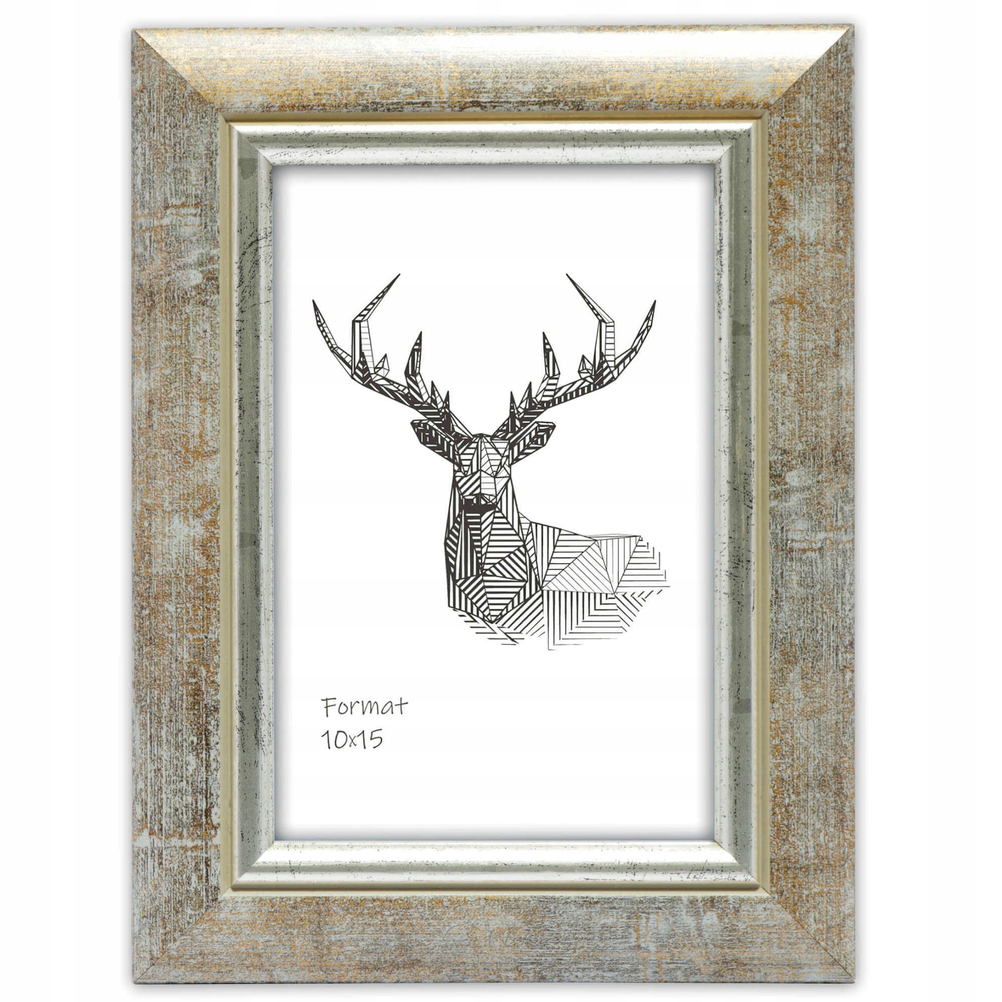 

Drewniana Ramka na Zdjęcia Srebrna Złota A4 21x30