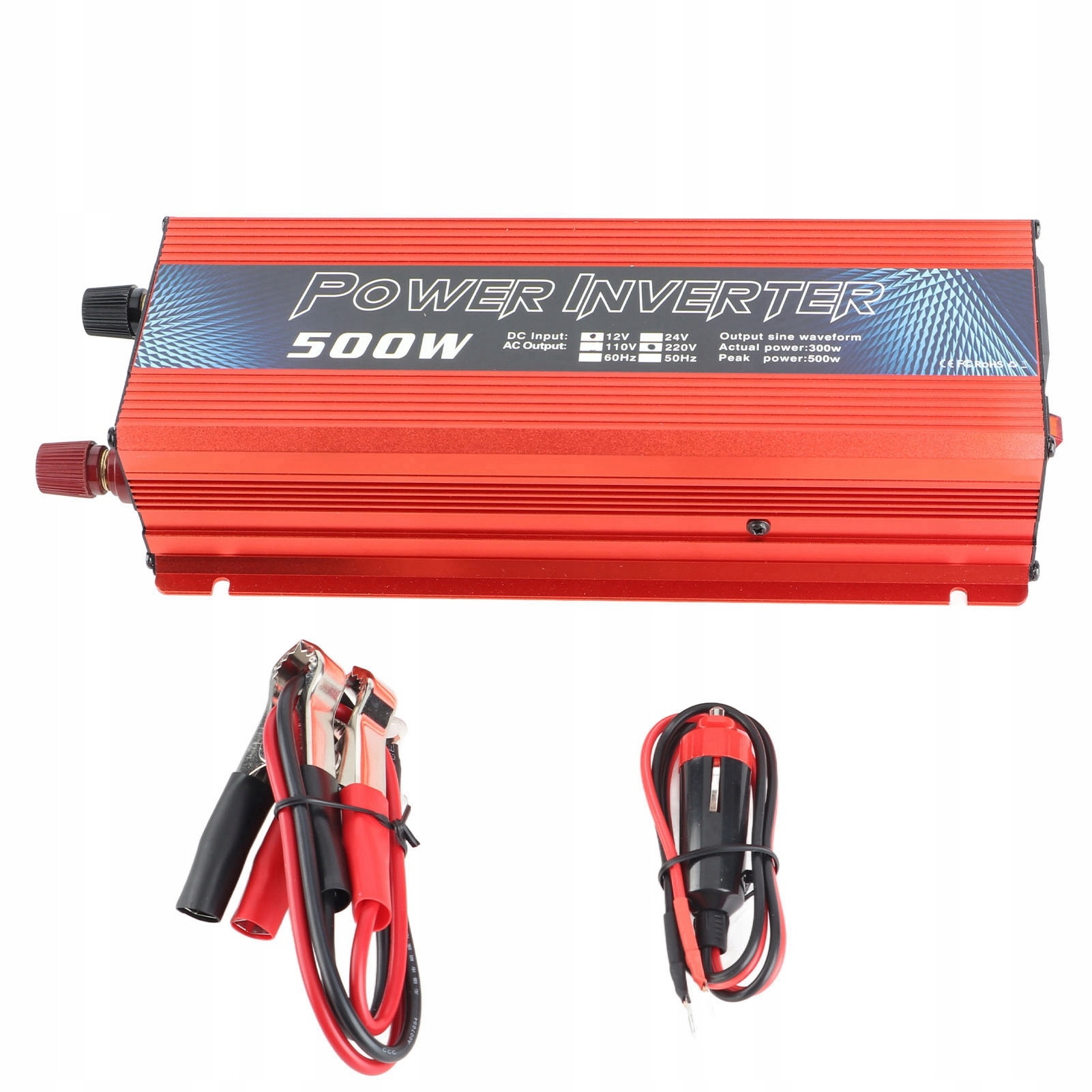 Automobilový Menič Napätia Sínusový Menič DC12V AC220V 300W