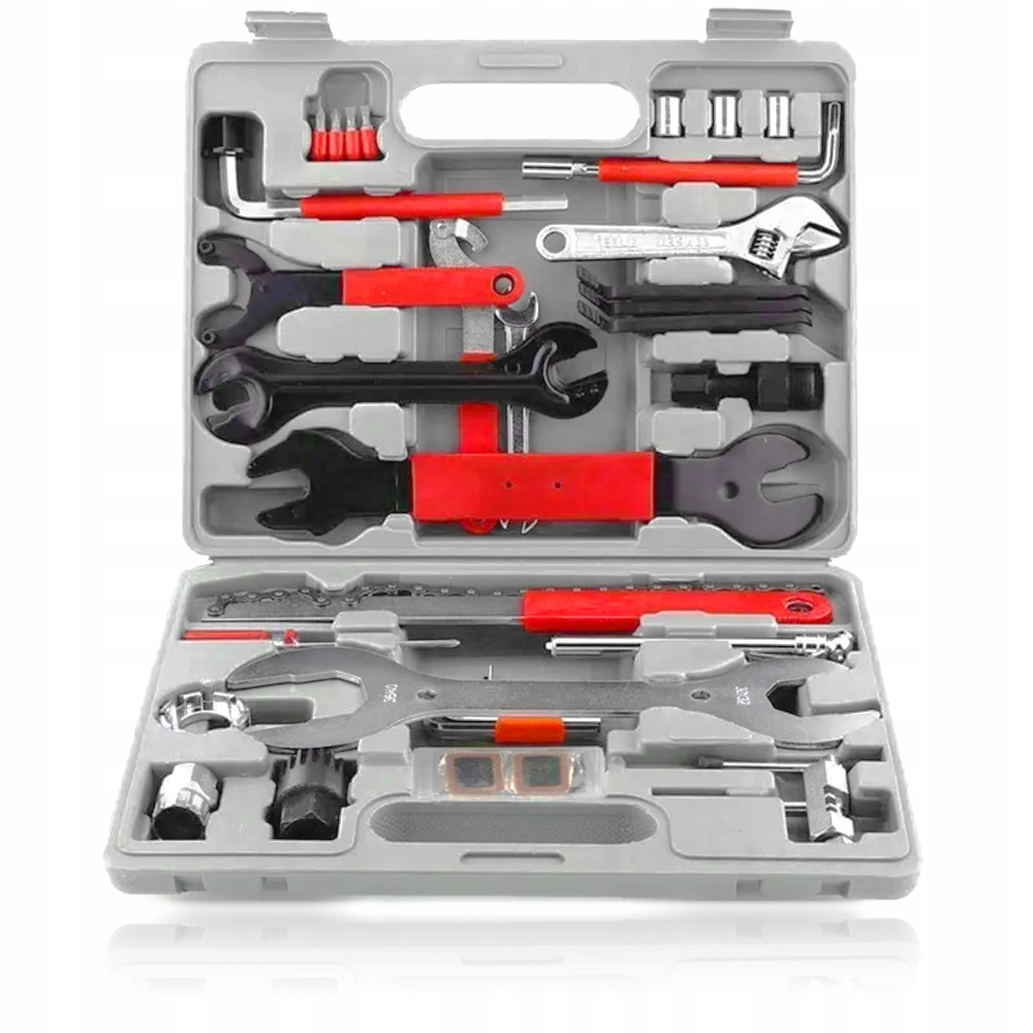 Zestaw Narzędzi Kluczy Rowerowych 44 Szt Skrzynka Z Narzędziami Walizka