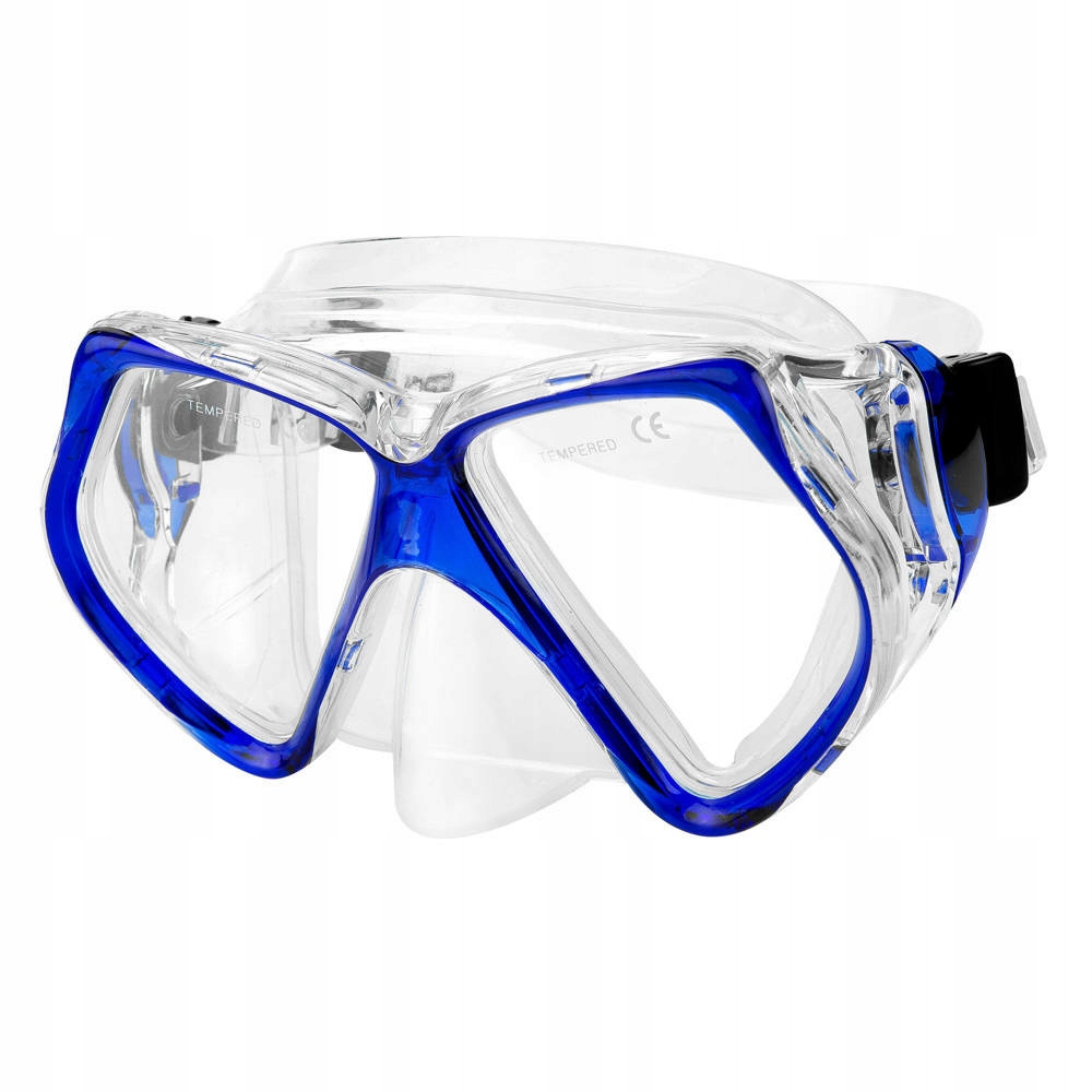 Maska Do Nurkowania Pływania Powierzchniowego Snorkelingu Niebieska Spokey