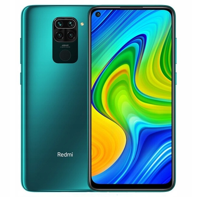 Smartphone Xiaomi Redmi Note 9 4 Gb 128 Gb 48MP 4G Dual Sim zelený (zelená)