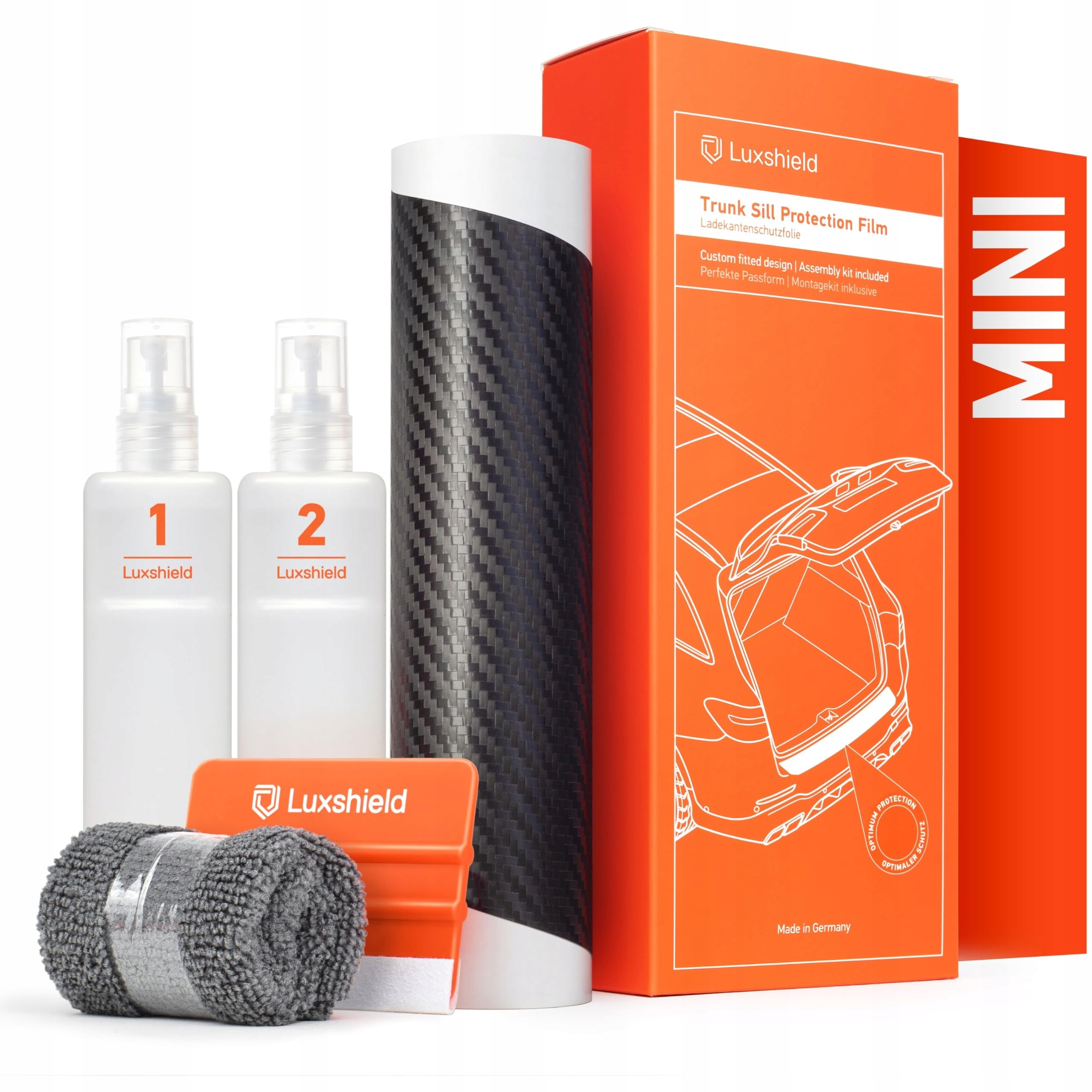 Luxshield Folia ochronna progu bagażnika do Mini