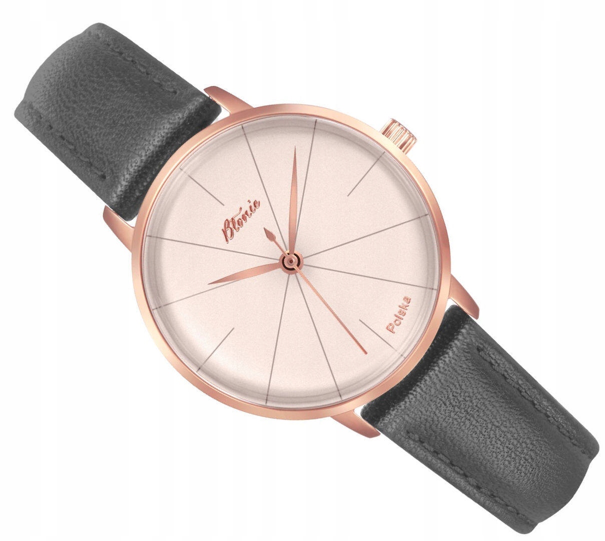 Dámské Klasické Elegantní Polský Hodinky Błonie Zodiac Tulipán