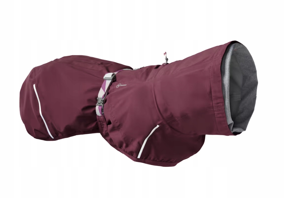 Dešťová bunda pro psa Hurtta Mudventure Eggplant 55 cm