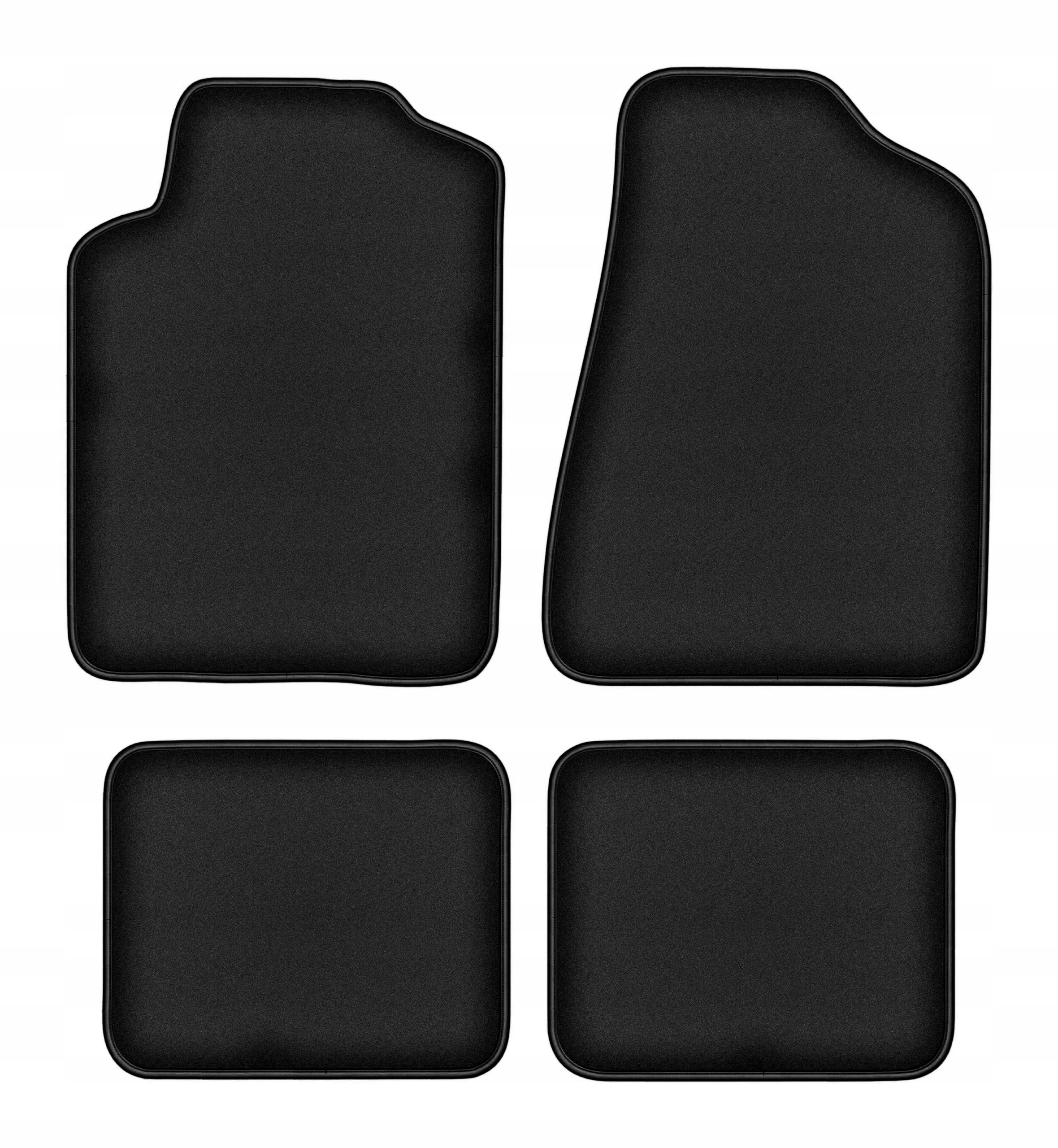 Koberčeky do auta velúrové čierne 4 ks pre: Chrysler Stratus 1995-2001
