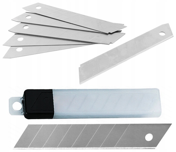 Ostrza do nożyków Noży do TAPET 18 MM 10szt.