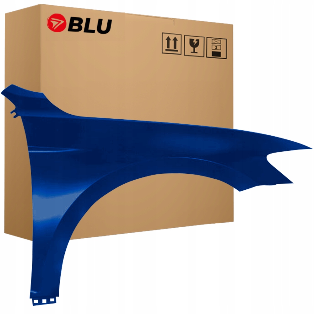 Blu Blatník Vw Passat B8 LH5X pravý modrý 14-23 přední pozink NachtBlau