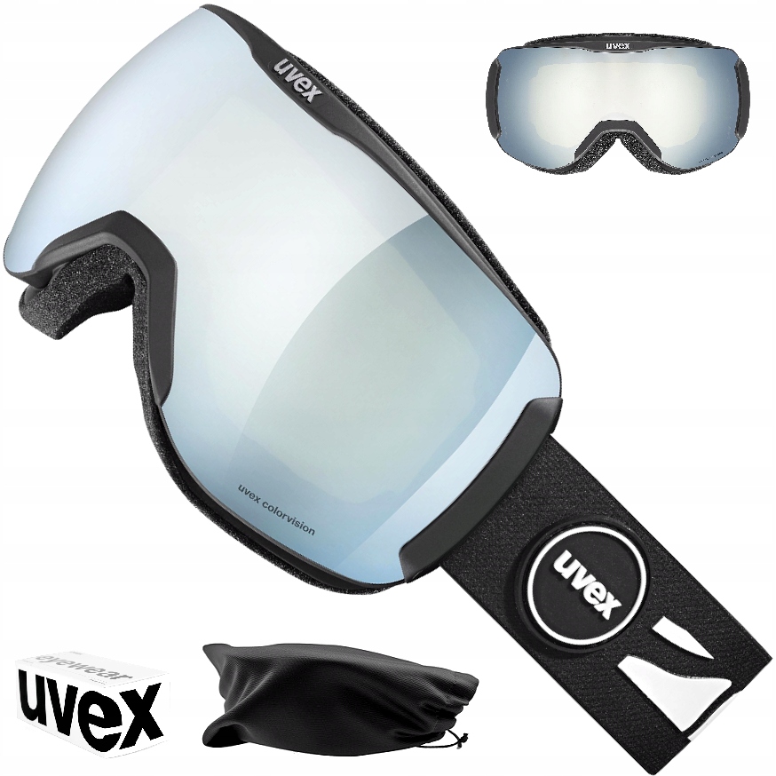 Snowboardové lyžařské brýle Uvex Downhill 2100 CV S2 black matt 2130 Uni