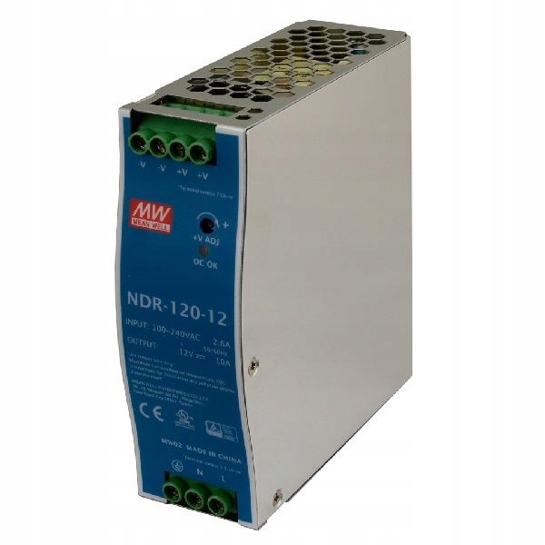 Mean Well NDR-120-12 Din lišta napájecí zdroj 120W 12V 10A
