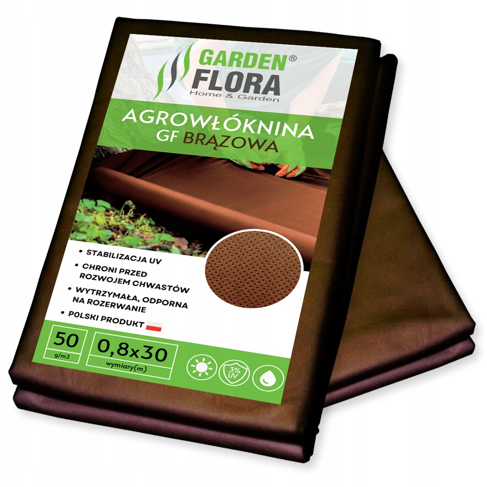 

Agrowłóknina Gf Agro Brąz 0,8x30m 50g Na Chwasty