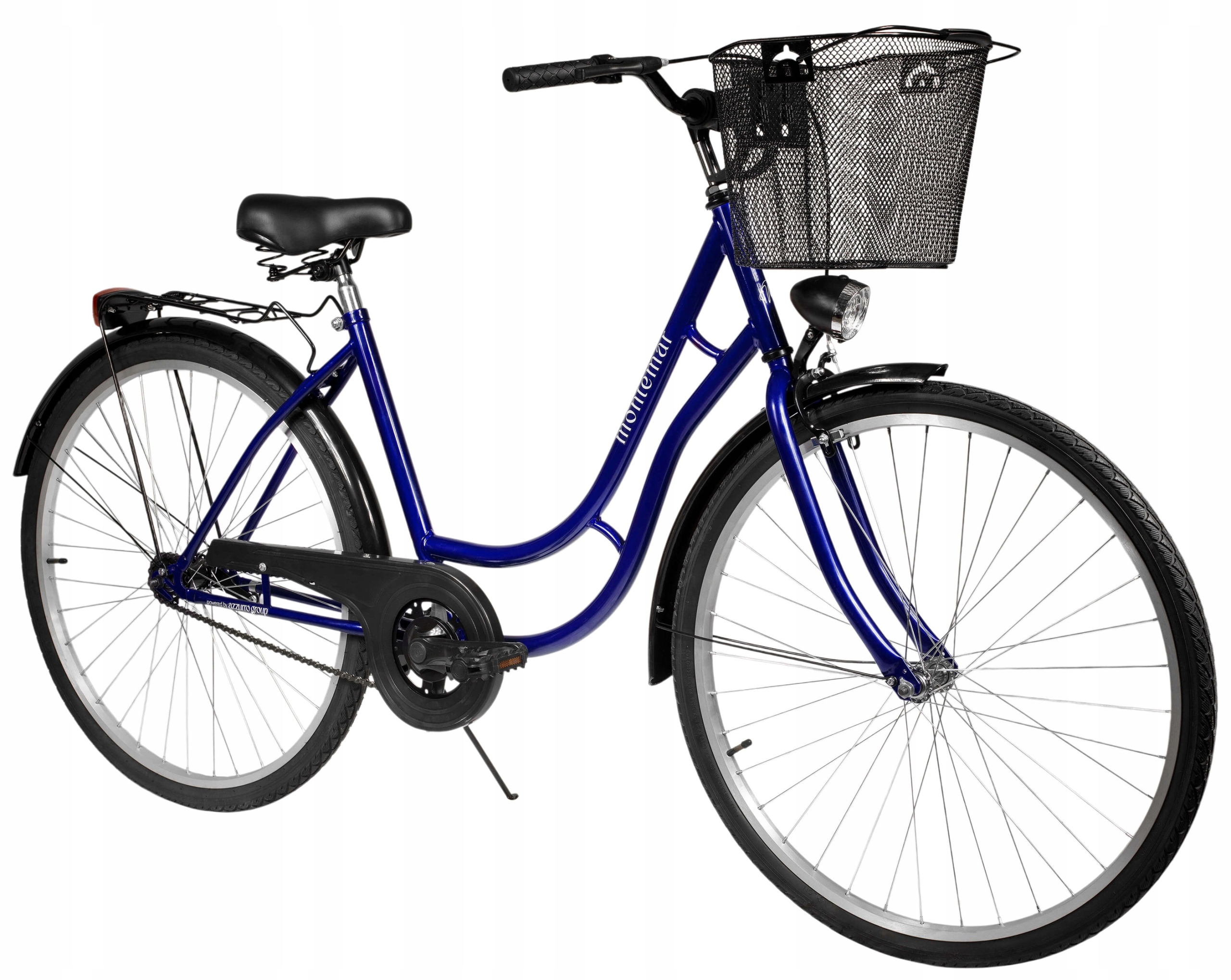 Rower Damski Damka Męski Miejski Montemar 28 Niebieski Polski producent
