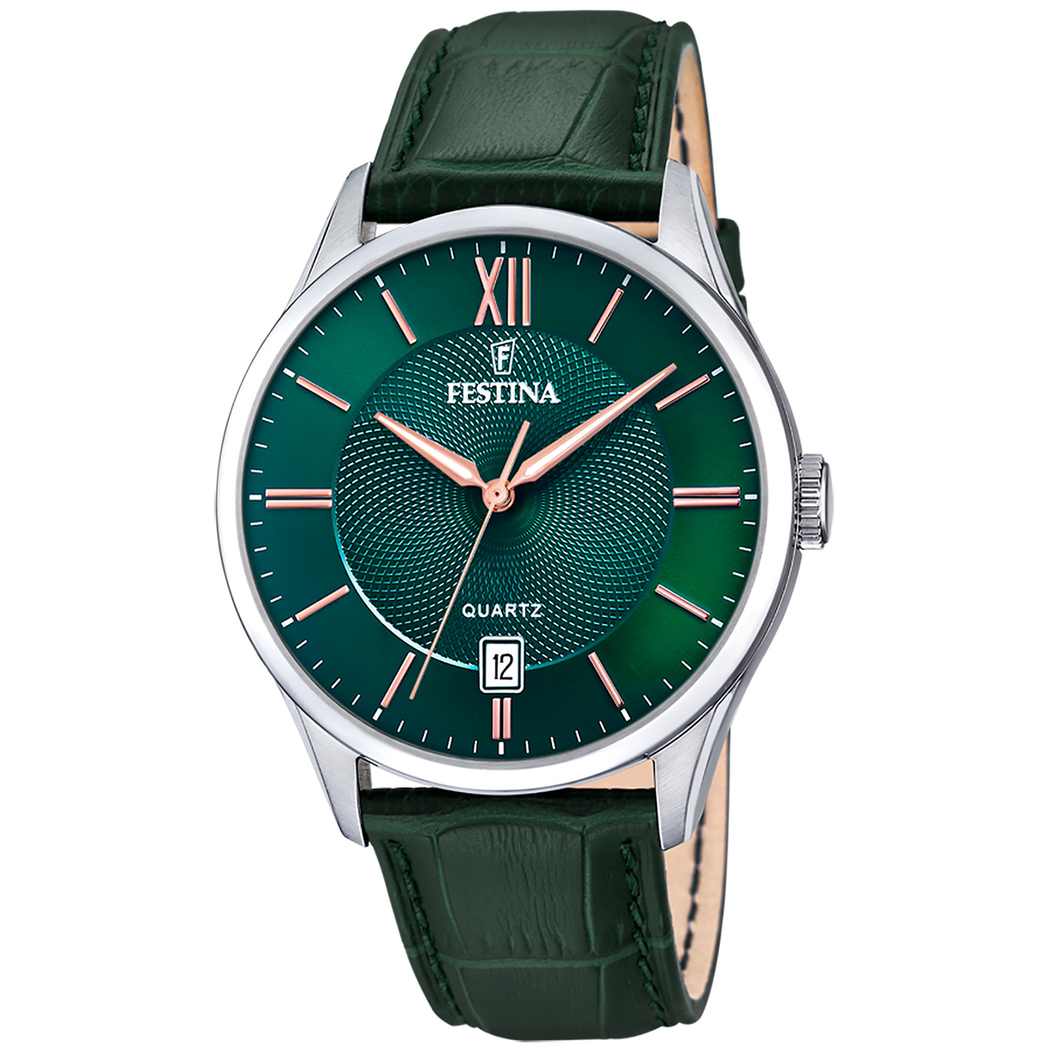 Pánské Hodinky Festina F20426-7 se zeleným řemínkem