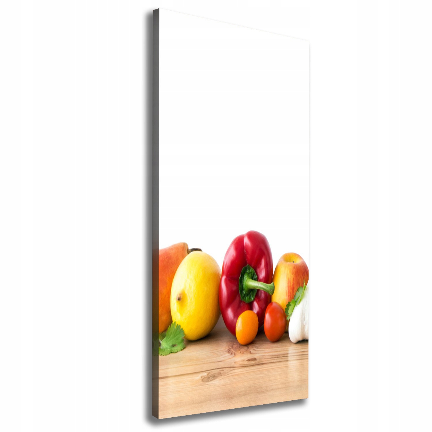 

Foto obraz na płótnie Owoce i warzywa 50x125 cm