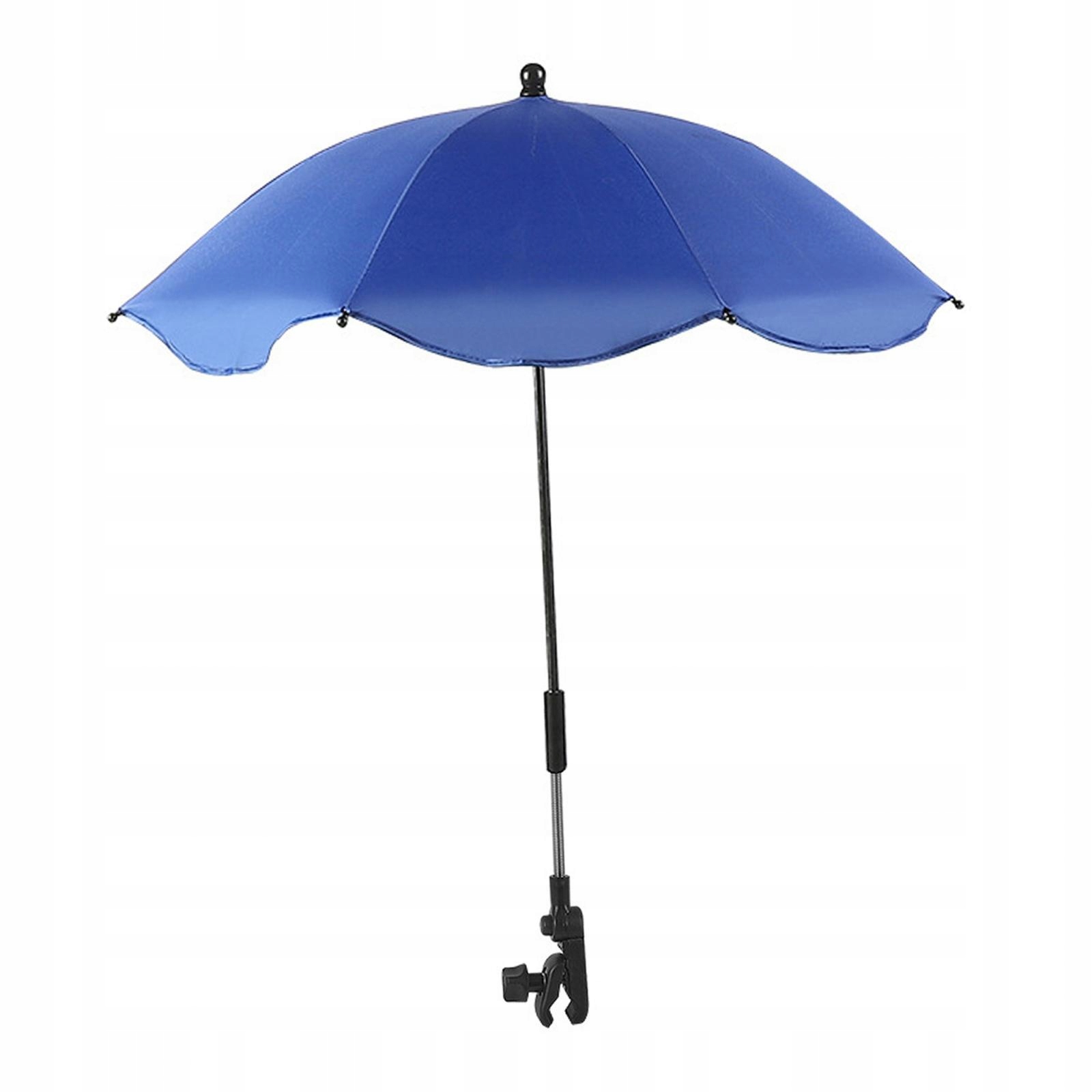Parasol Parasol do wózka spacerowego parasolka z klipsem Niebieski Marka inna marka