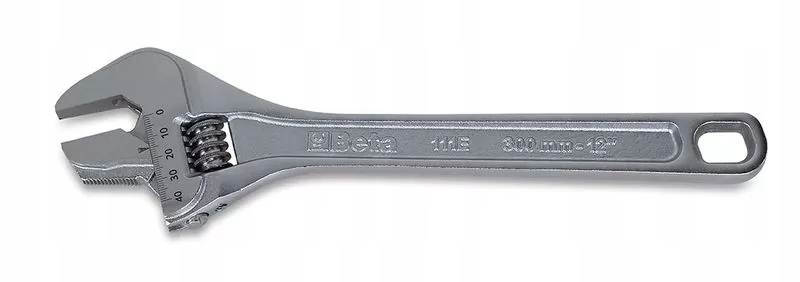 Klucz płaski nastawny ze skalą 300