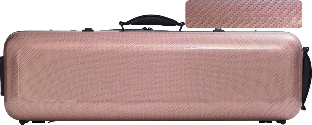 Fiberglass houslové pouzdro Safe Oblong 4/4 M-case Červený Spec