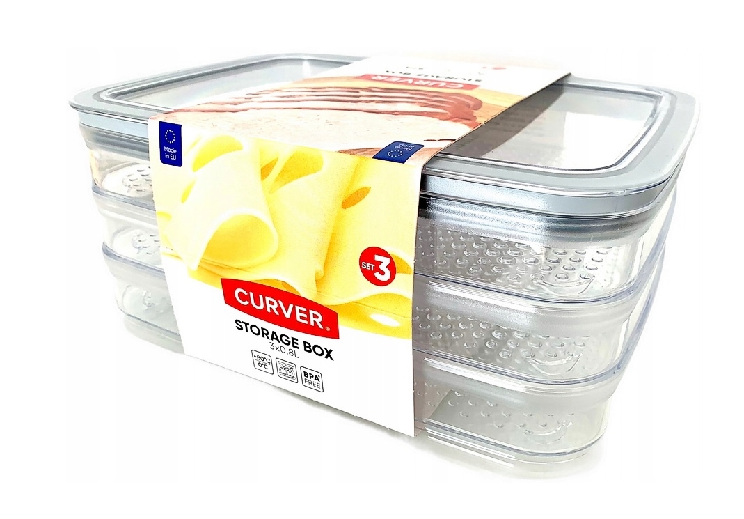 POJEMNIK NA WĘDLINY SZYNKE SER ŻYWNOŚĆ 3 POZIOMY EAN (GTIN) 3253927271054