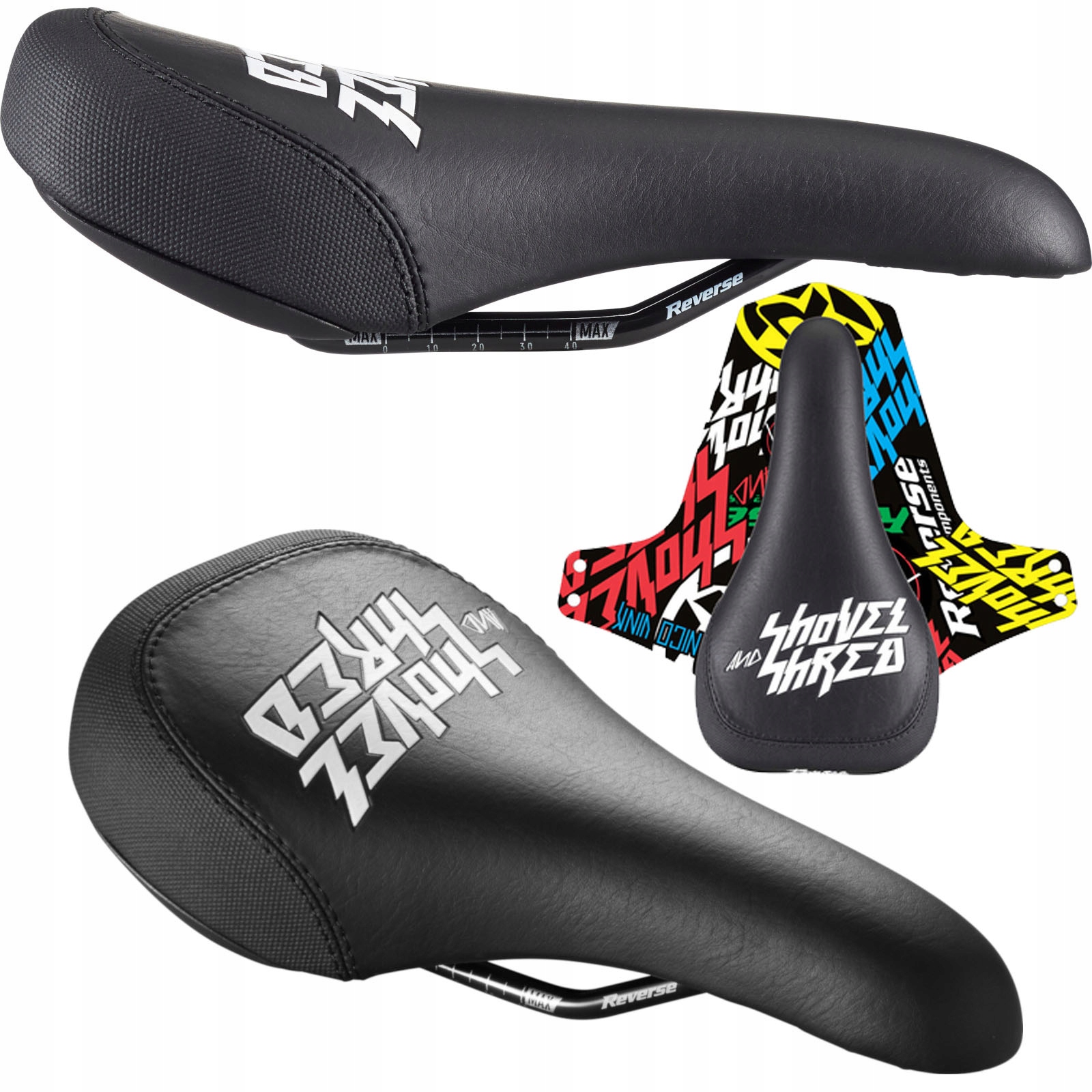 Siodełko Reverse Nico Vink White Błotnik Dh Fr Dirt Pumptrack