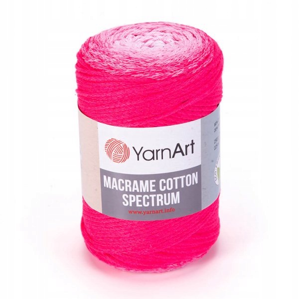 YarnArt Macrame Cotton Spectrum 1311 růžová 4 x 250 g šňůra sada 225 m