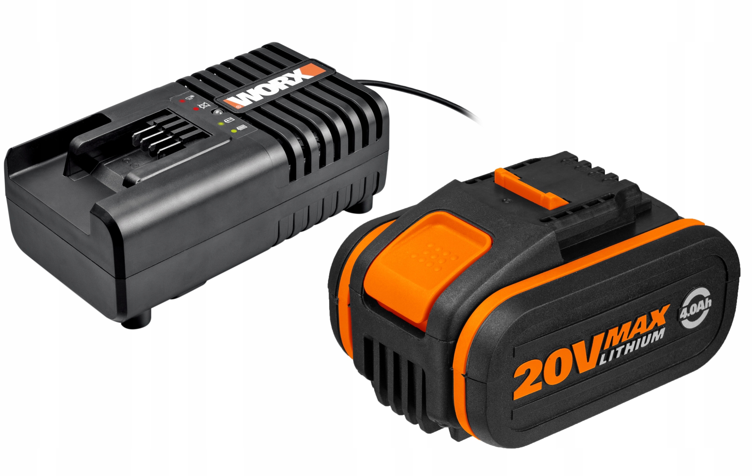 

Akumulator z ładowarką Worx WA3604 20V 4Ah Li-Ion