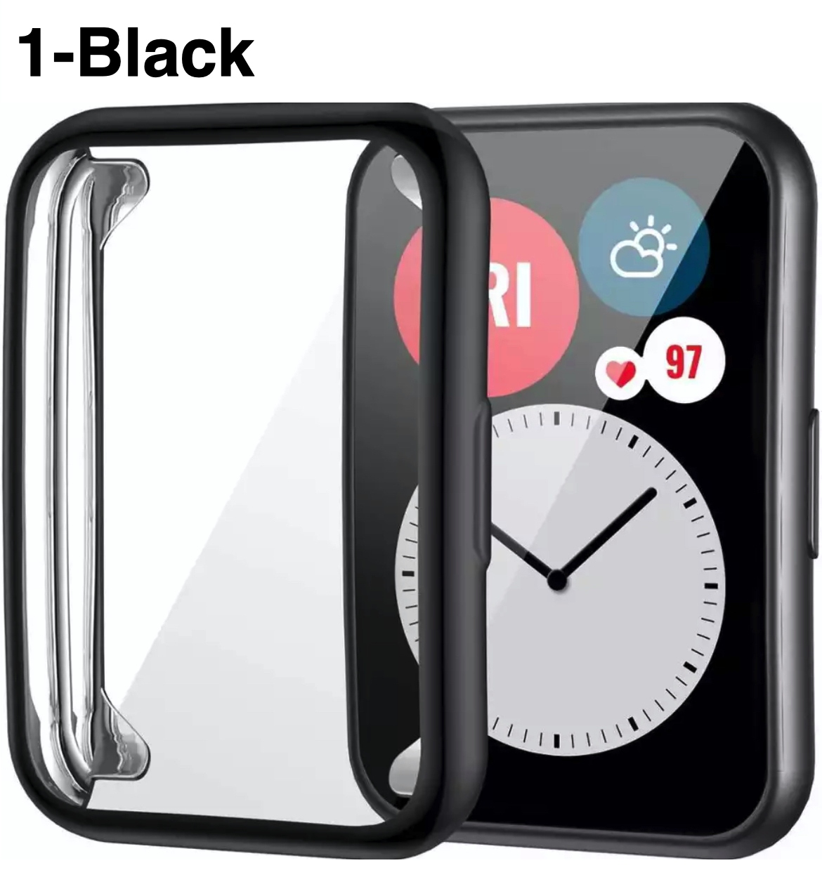 ETUI DO HUAWEI WATCH FIT 2 / FIT NEW Różne Kolory Silikonowe FIT1/FIT2 case Kod producenta HUAFIT-SIL-CASE-OPASKA BRANSOLETA PASEK