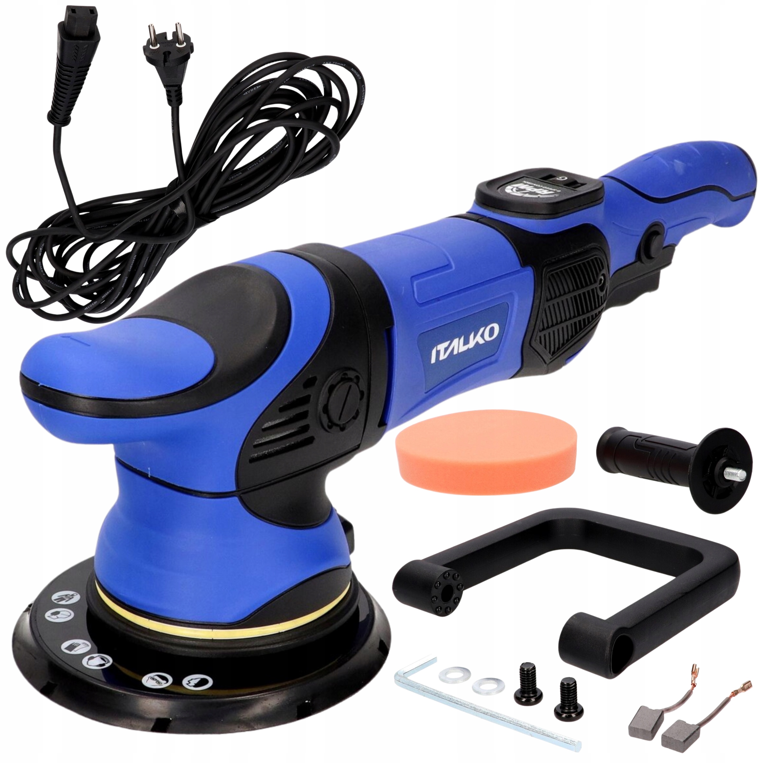 POLERKA ELEKTRYCZNA DA 21MM LED MASZYNA POLERSKA 1000W DUAL ACTION KABEL 8M