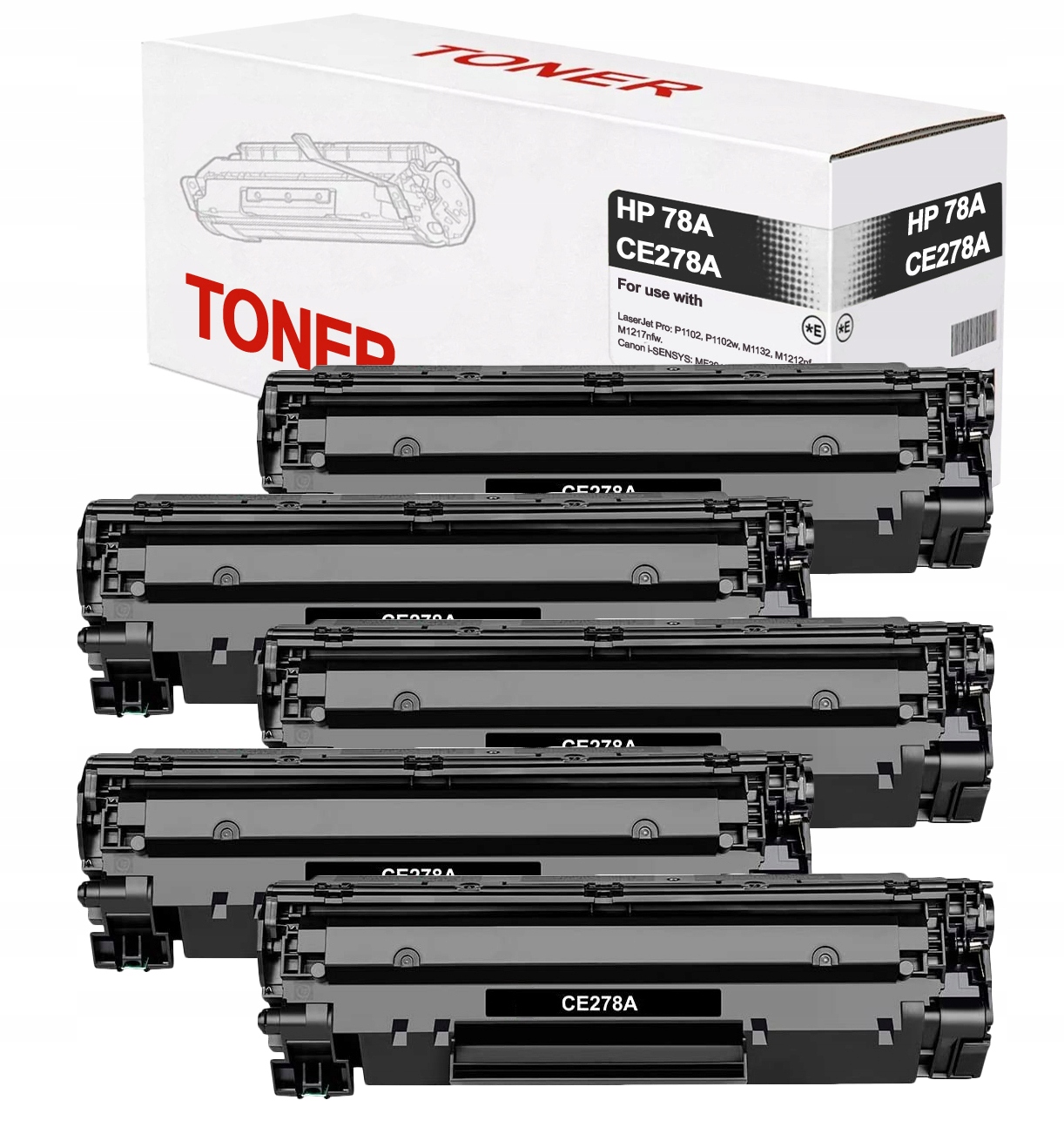

5X Toner Do Hp 78A CE278A P1566 P1606dn M1530 Nowy