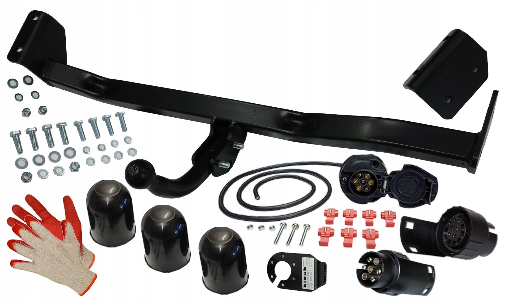 BEZ CIĘCIA ZDERZAKA HAK HOLOWNICZY+7PIN/13P+WIĄZKA TOYOTA YARIS 1I 99do2005 Rodzaj kuli Odkręcana