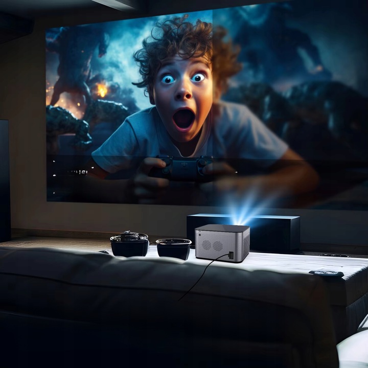 PROJEKTOR RZUTNIK Magcubic HY350 PRO 1080P| WiFi | Android TV | Kino Domowe Jasność lampy (ANSI) 580 lm