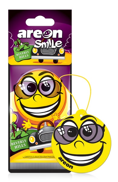 

Areon Smile zapach zawieszka samoch. Beverly Hills