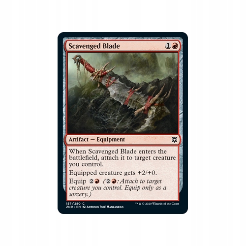 Mtg 4x Scavenged Blade